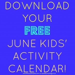 June activity calendar pinterest image